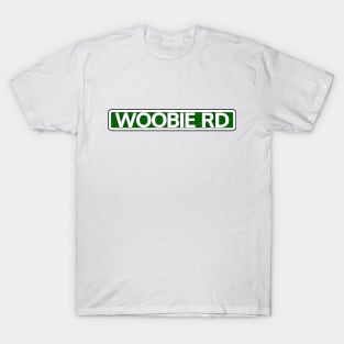 Woobie Rd Street Sign T-Shirt